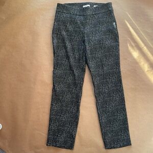 Dana Buchman Black and white straight leg women’s medium M